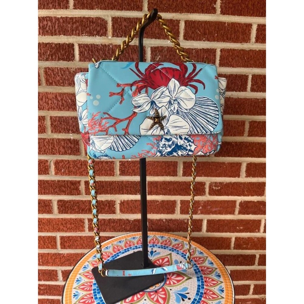 Betsey Johnson Pier Pressure Nautical Chain Crossbody Bag